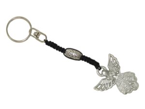 Lucky Guardian Angel Charm Keyring