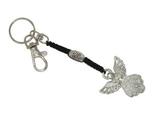 Lucky Guardian Angel Charm Keyring