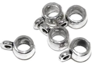 100Pcs Bail Pendant Bails Clasp Pendants Bail Clip Connector for Pendants Necklace Jewellery DIY Craft Making