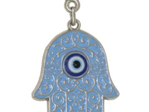 Hamsa Hand, Hand of Fatima & Lucky Evil Eye Charm Fridge Magnet Amulet