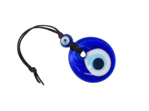 3cm Lucky Evil Eye Glass Amulet Hanging Good Luck Protection Handmade