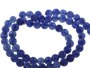 Bulk Wholesale 8mm Blue Quartz Watermelon Natural Round Full Strand Semi Precious Healing Gemstone Beads for DIY Bracelet Necklace Jewellery Making