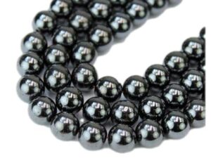 Bulk Wholesale 8mm Hematite Round Full Strand Semi Precious Healing Gemstone Beads for DIY Bracelet Necklace Jewellery Making