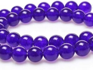 Bulk Wholesale 8mm Purple Jade Natural Round Full Strand Semi Precious Healing Gemstone Beads for DIY Bracelet Necklace Jewellery Making
