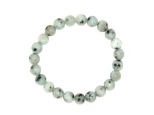 8mm Lotus Jasper Gemstone Bead Bracelet