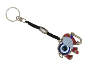 Lucky Elephant Charm Keyring