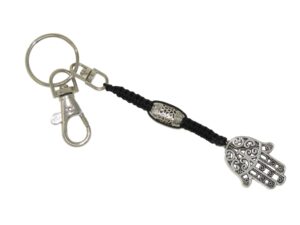 Lucky Hamsa Hand Charm Keyring