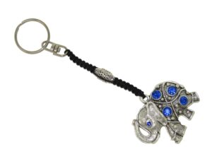 Lucky Elephant Charm Keyring