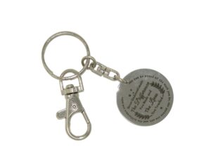 Never Underestimate the Difference you made and the Lives you Touched - Keyring Charm