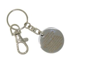 Whenever you find yourself doubting how far you can go just remember how far you have COME. Charm keyring
