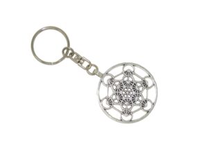 Flower Of Life Kabbalah Solomon Planetary Talisman Alloy Keychain Amulet
