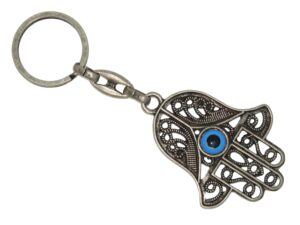 Hamsa Hand, Hand of Fatima Evil Eye Keyring