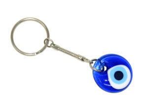 3cm Glass Lucky Evil Eye Nazar Boncuk Keyring