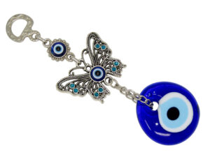 4cm Lucky Evil Eye, Butterfly Wall Hanging