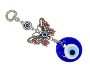 4cm Lucky Evil Eye, Butterfly Wall Hanging
