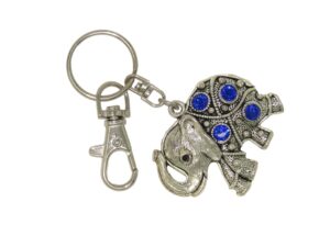 Lucky Elephant Charm Keyring