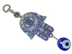 3cm Lucky Evil Eye, Hamsa Hand Wall Hanging