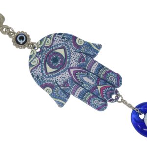 3cm Lucky Evil Eye, Hamsa Hand Wall Hanging