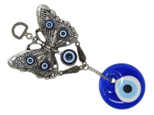 5cm Lucky Evil Eye, Butterfly Wall Hanging