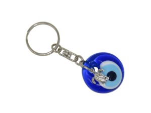 3cm Lucky Evil Eye & Lucky Turtle Charm Keyring