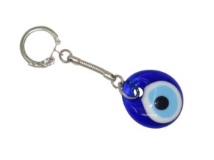 3cm Glass Lucky Evil Eye Nazar Boncuk Keyring