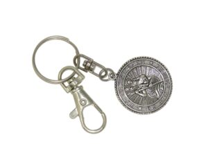 St Christopher Pendant Keyring