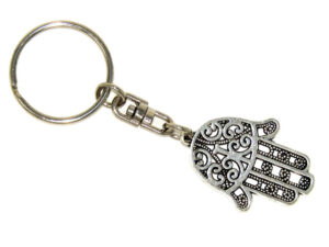 Hamsa Hand with Lucky Evil Eye Keyring