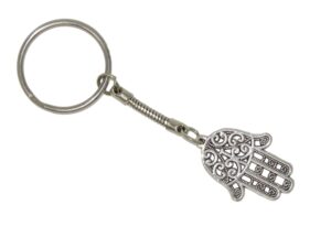 Hamsa Hand Charm Keyring