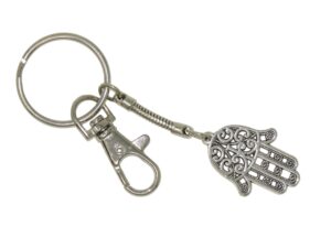 Hamsa Hand Charm Keyring