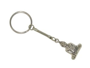 Sitting Buddha Charm Keyring
