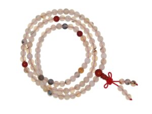6mm Agate Gemstone Prayer Beads Mala 108 Bead