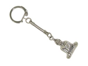 Sitting Buddha Charm Keyring