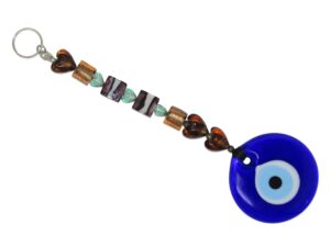 7cm Lucky Evil Eye, Nazar Boncuk & Mixed Bead Wall Hanging