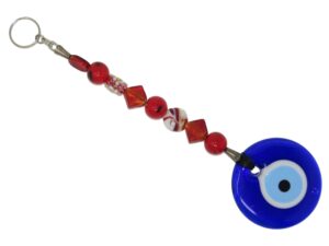 7cm Lucky Evil Eye, Nazar Boncuk & Mixed Bead Wall Hanging