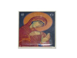 Religious Icon Fridge Magnet Turkish Ceramic Protection Good Luck Charm (585G)