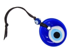 4cm Lucky Evil Eye Glass Amulet Hanging Good Luck Protection Handmade