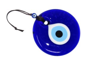 8cm - 9cm Lucky Evil Eye Glass Amulet Hanging Good Luck Protection Handmade