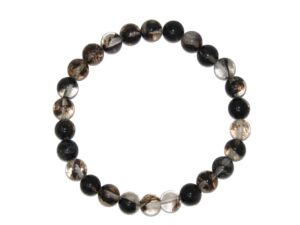 Beautiful 8mm Quartz Gemstone Bead Bracelet