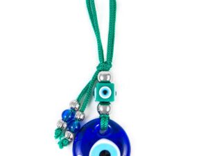Lucky Evil Eye Nazar Boncuk & Mixed Bead Wall Hanging