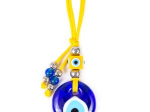 Lucky Evil Eye Nazar Boncuk & Mixed Bead Wall Hanging