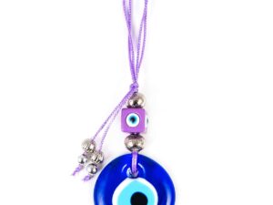 Lucky Evil Eye Nazar Boncuk & Mixed Bead Wall Hanging