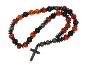 Anglican Prayer Beads Rosary Mixed Polyester and Gemstone