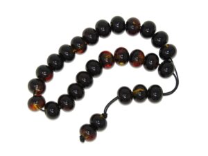 Greek Style Loose Strung Worry Beads Polyester and Gemstone Beads Handmade Design