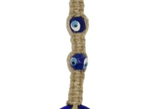 Lucky Evil Eye Nazar Boncuk & Mixed Bead Wall Hanging