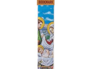Religious Icon - Holy Blessed Virgin Mary Most Sacred Immaculate Heart - Bookmark Tapestry - Christian Orthodox Catholic - 28.5 x 5 cm