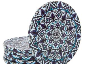 Turkish Drink Coasters Set of 6 - Mediterranean Design