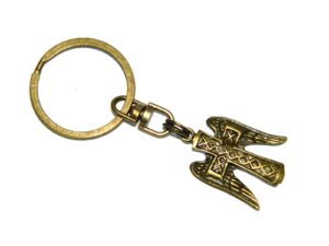 Cross with Wings Keyring Gift for Protection & Good Luck