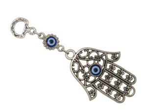 Hamsa Hand & Evil Eye, Nazar Boncuk Wall Hanging