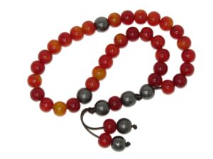 Prayer Beads Tasbih Glass and Hematite