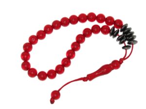 Loose Strung Worry Beads Made with Plastic & Gemstone Beads Handmade Design